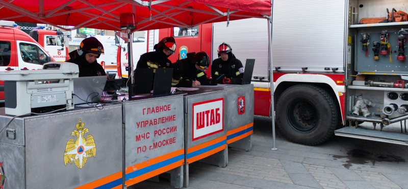 Пожарно-тактические учения МЧС прошли на территории ТРЦ «Хорошо!»